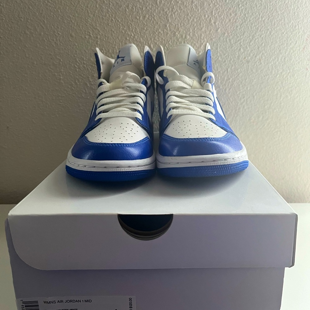Air Jordan 1 mid Kentucky blue sneakers